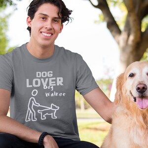 Dog Lover, Dog walker T Shirt - Gift for Dog Walkers, Dog mom Shirt, Dog Sitter Shirt, Dog Walking T Shirt, Unisex Ultra Cotton Tee