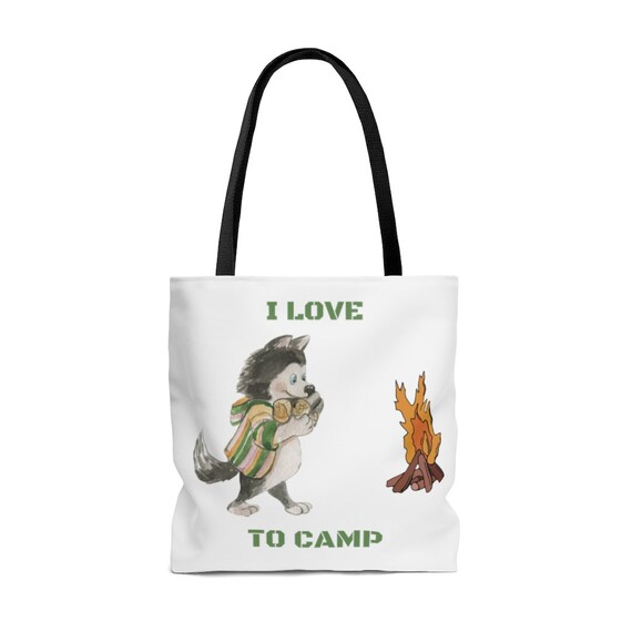 Camping is the Best Great Tote Bag for Adults and Children. Send