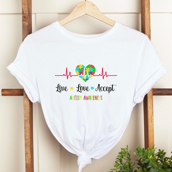 Autism Puzzle Heartbeat Tshirt - Autism Awareness Shirts T-Shirt Autism Puzzle Heartbeat Tshirt - Autism Awareness Shirts T-Shirt