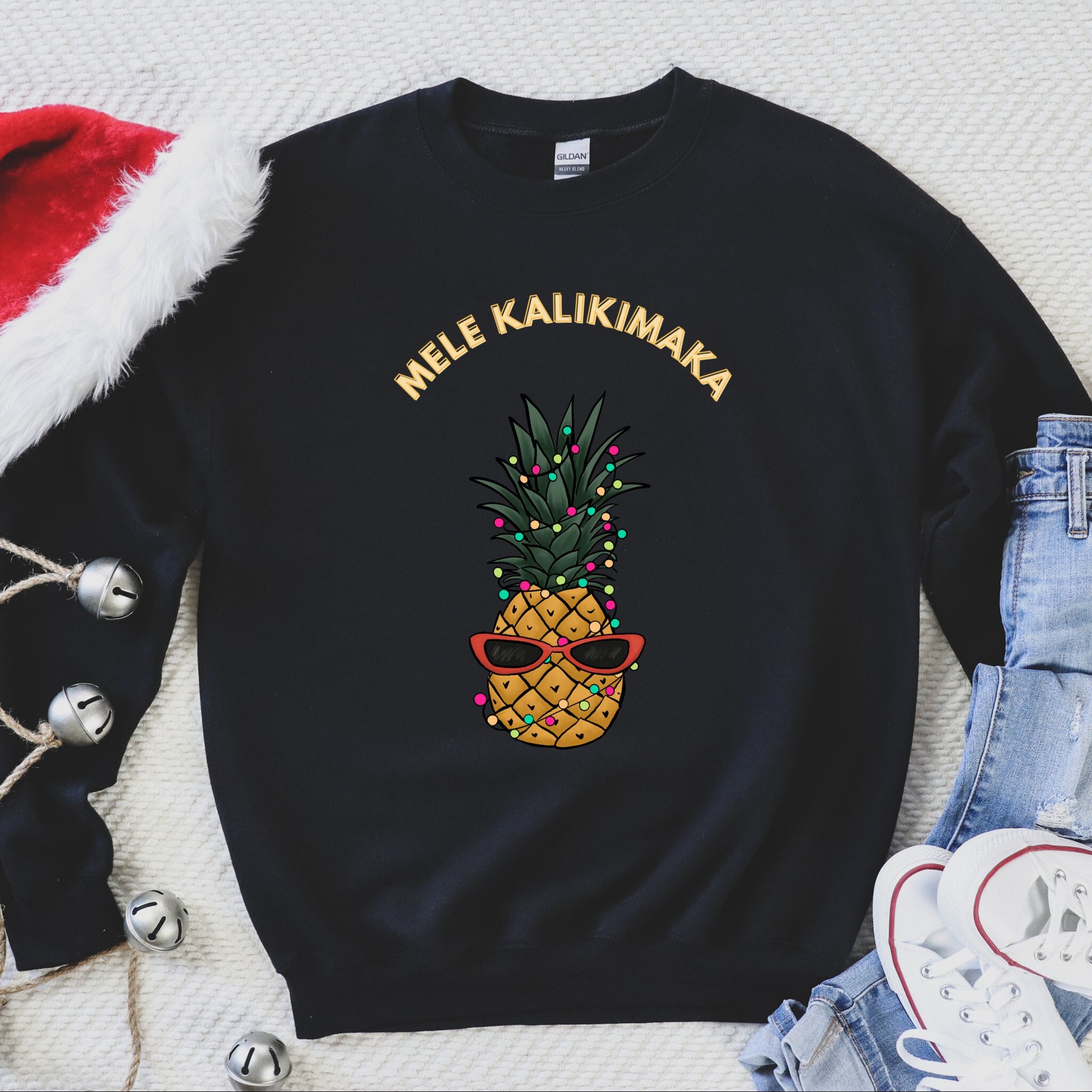 pineapple christmas jumper