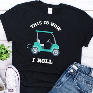 Golf Cart Community,Golf Liebhaber Geschenk,Golfen,Neuankömmlinge im Dorf,Par 4,Golfer Geschenk,Loving Life in the Bubble,So rollten wir!Unisex