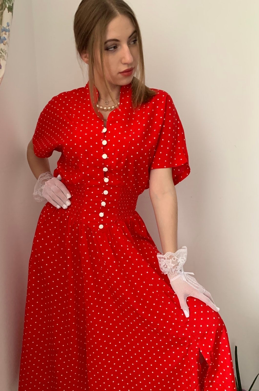 Red Polka Dot Dress Etsy Singapore