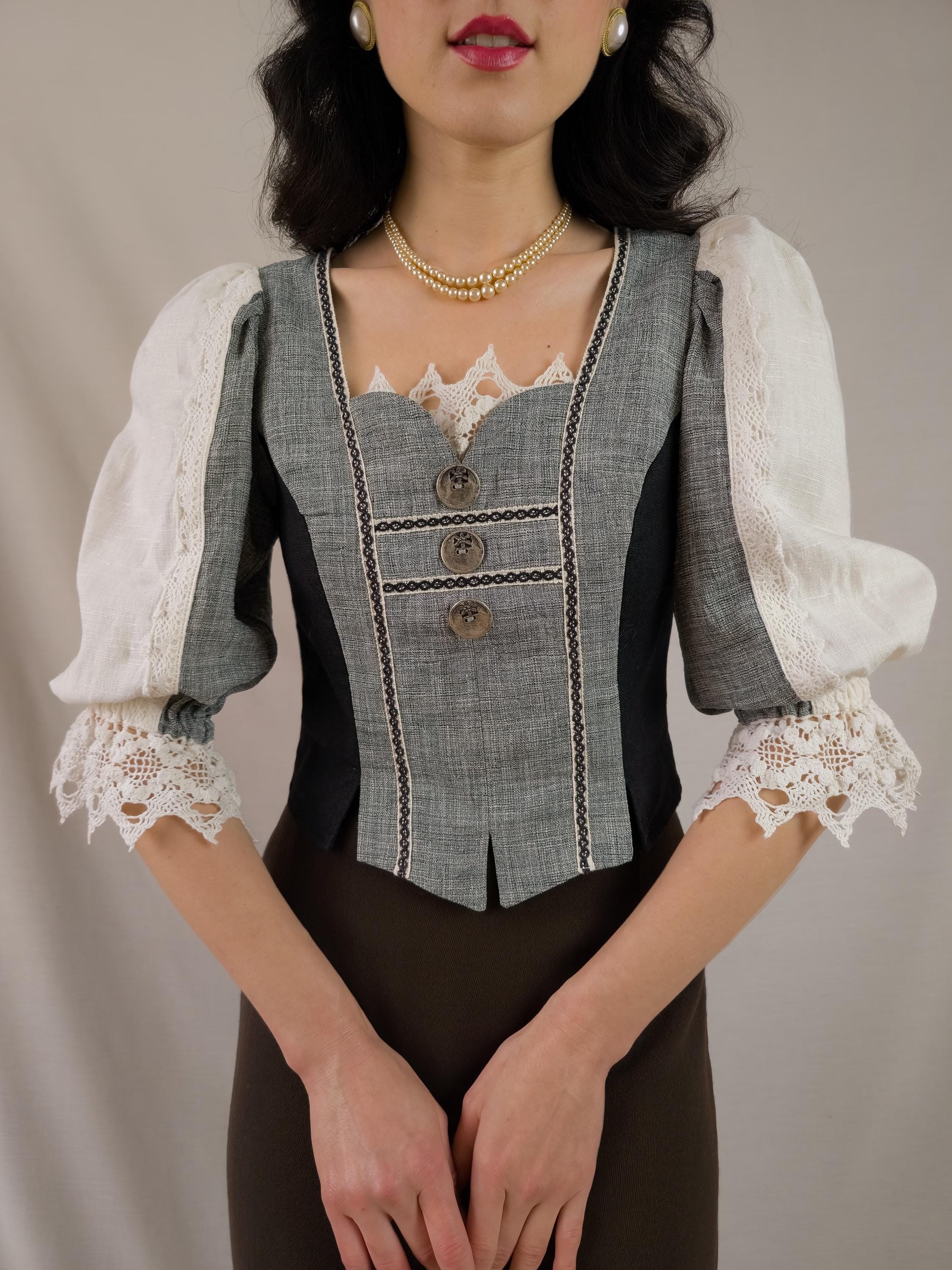 Tyrolean Blouse - Etsy