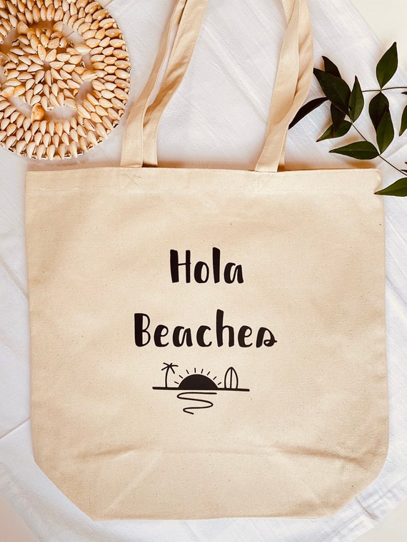 Hola Beaches Tote Bags