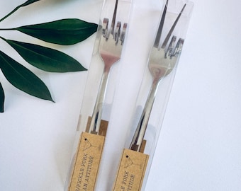 Forks With An Attitude Martini Pickle/Olive Fork Funny Gifts Barware Kitchen Unique Serving Beach Hostess Gift White Elephant