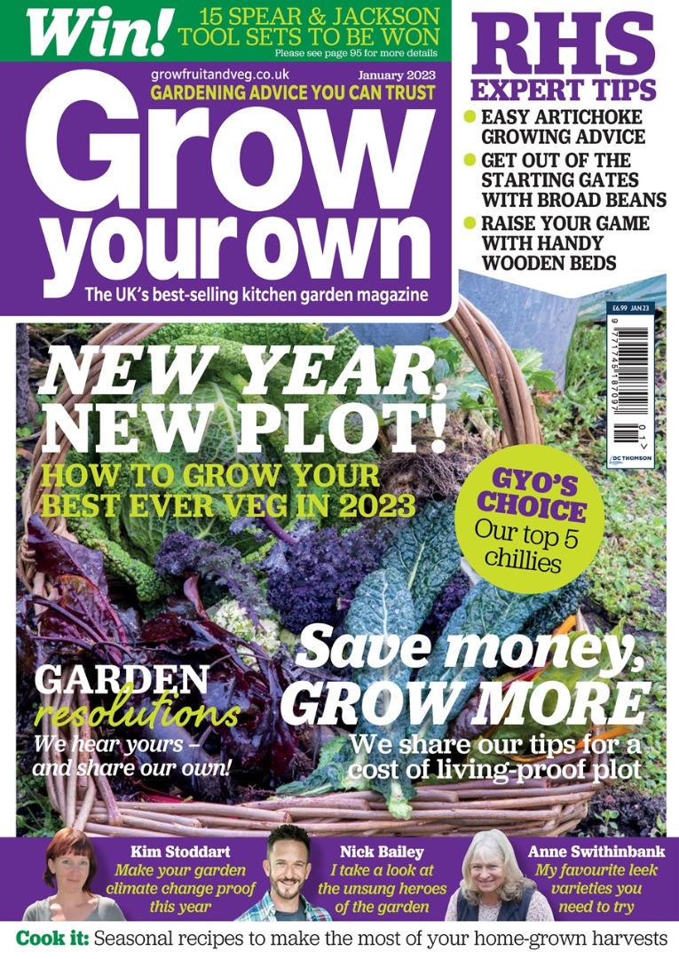 Grow Your Own Gardening Magazine - 2023 Back Issues - Etsy, image size:765x1080