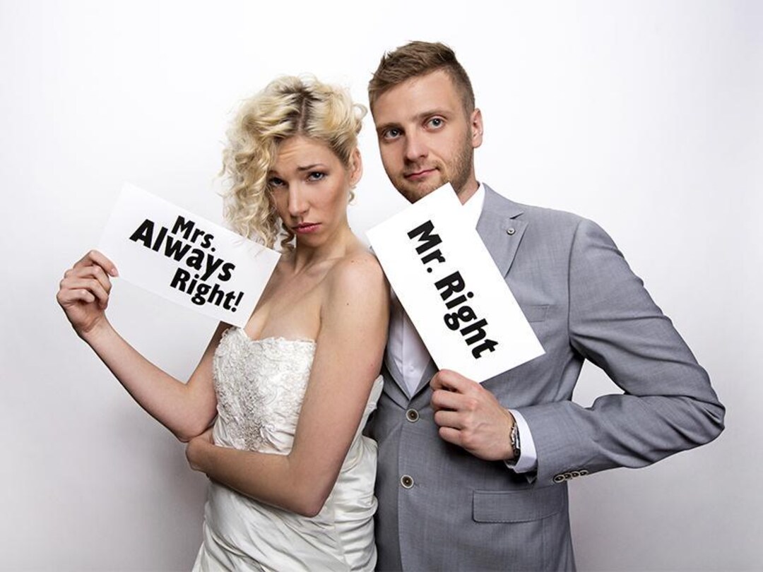 Set Poster Con Cornice Nera 30x40 Papierschmiede® Set Poster Da Parete Con Frasi E Citazioni (2), A3 (30x42 Cm) « Mr Right & Mrs Always Right » Decorazioni Da Muro Per Soggiorno