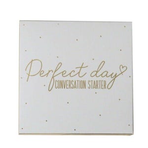 Perfect Day Goldfolien-Gesprächsstarterkarten, 25 Stück