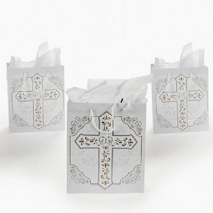 Sacchetti regalo con croce religiosa