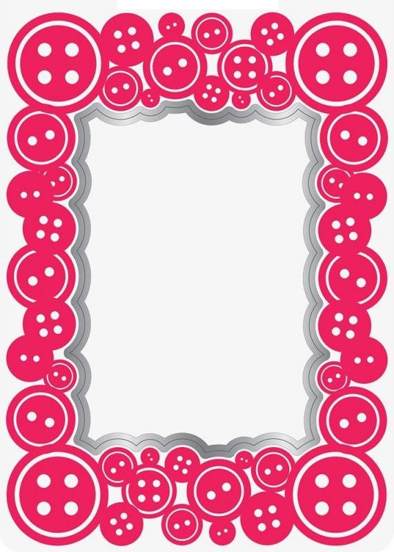 Button Frame Cut & Emboss Folder - Sara Signature Crafty Fun (5x7) - Etsy