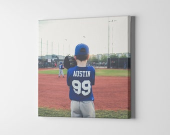 Canvas Print, Custom Canvas Pictures, Sports Pictures, Sports Canvas, Photo to Canvas, Family Photos