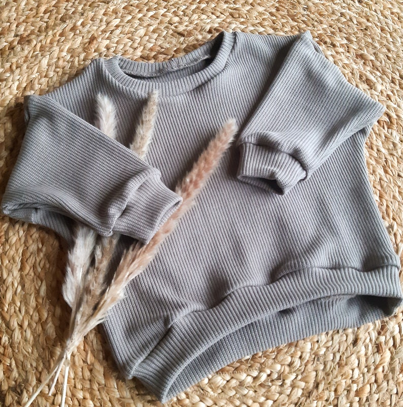 Knitted sweater oversize, different colors, for girls and boys, autumn and winter image 8