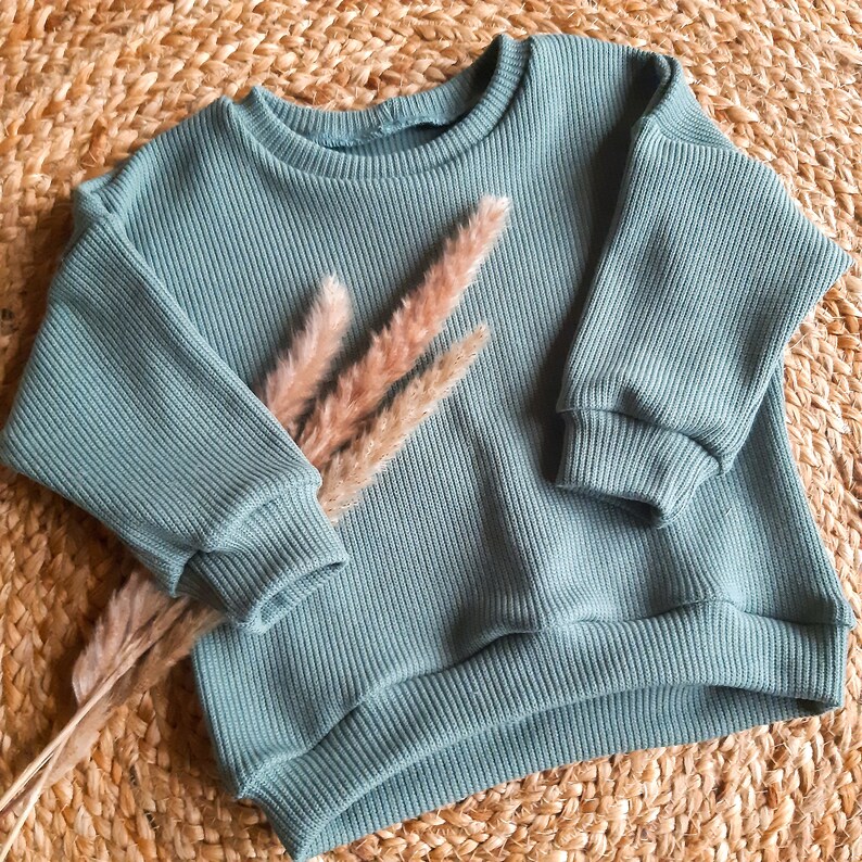 Knitted sweater oversize, different colors, for girls and boys, autumn and winter image 6