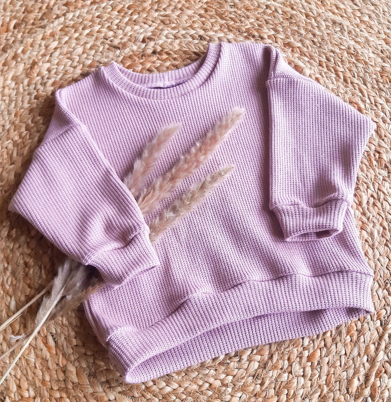 Knitted sweater oversize, different colors, for girls and boys, autumn and winter image 4