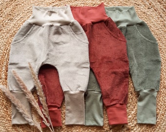 Knickerbocker, Cord, Breitcord, Feincord, Pumphose Junge und Mädchen, Mitwachshose