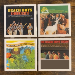 Beach Boys Classic Albums Ceramic Coasters - Set Of 4