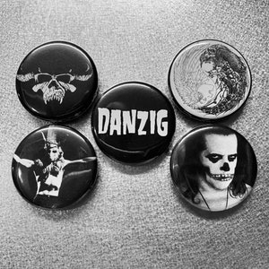 Danzig 1.25&quot; (32mm) Pin or Magnet Set
