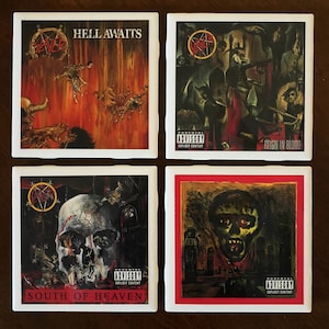 Slayer Classic Album Ceramic Coasters - Set Of 4