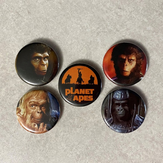 Planet of the Apes 1.25" (32mm) Pin or Magnet Set