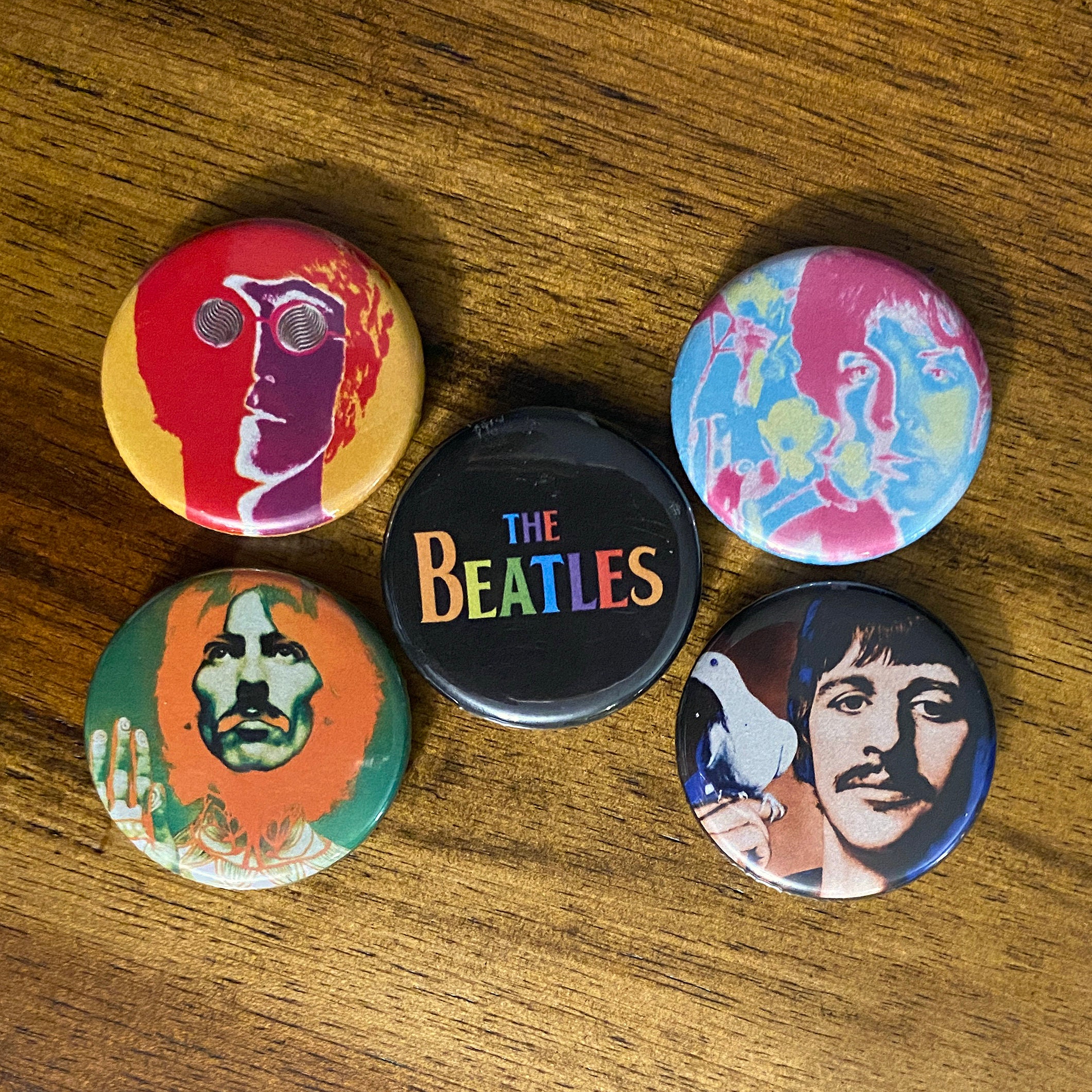 THE BEATLES ビートルズ ジョージハリスン ビンテージ バッジ