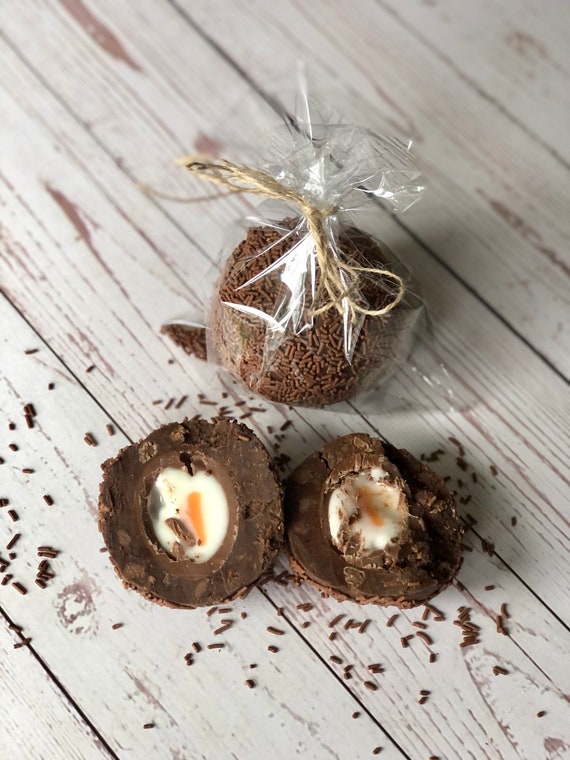 Homemade Chocolate Brownie Scotch Egg Easter Creme Egg Oreo Reece’s Ferrero Rocher Hershey’s Biscoff Treat