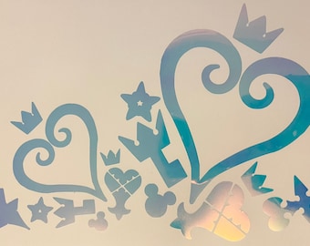 Holographic Kingdom Hearts Vinyl Decal