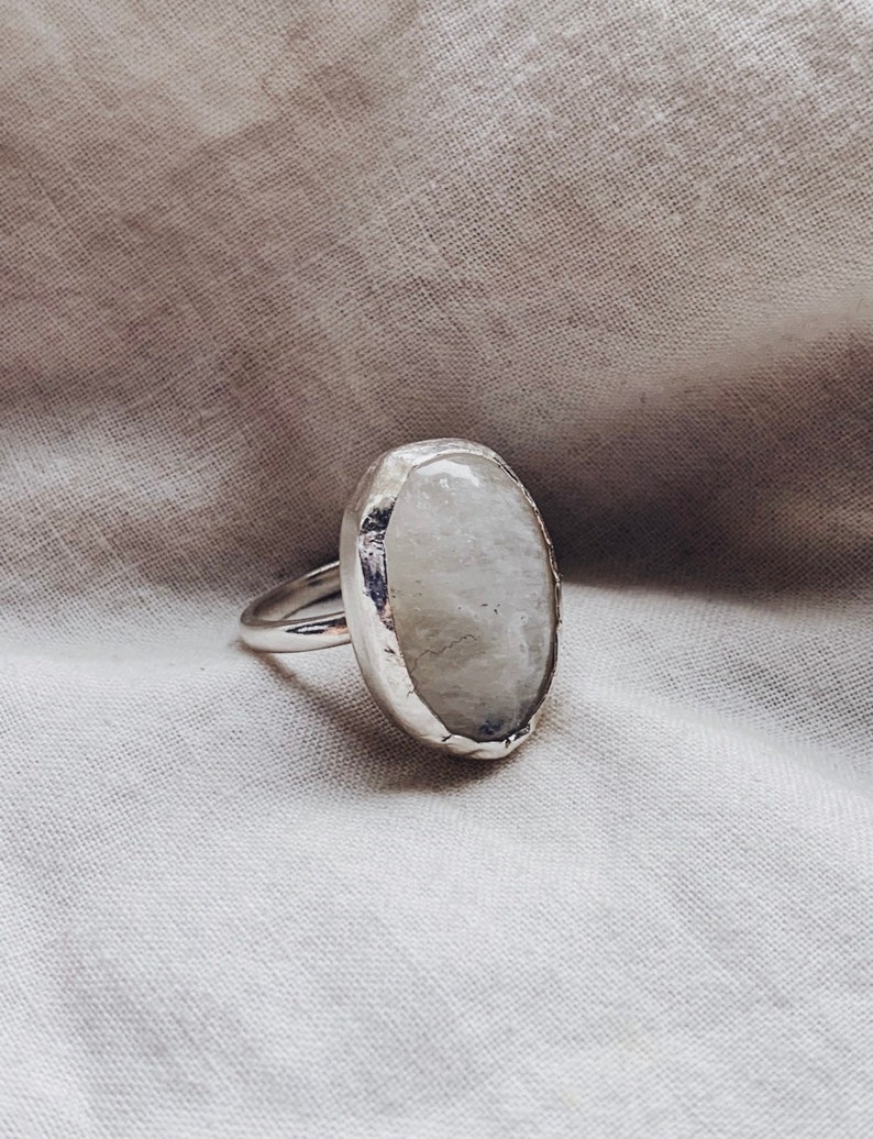 Moonstone ~ Precious Stone ~ Silver Ring