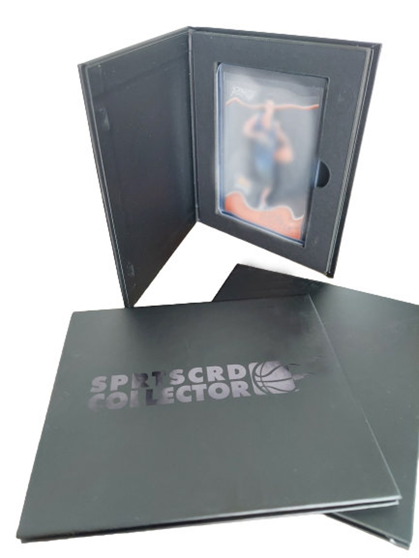 Toploader Card Shipper for Trading Cards Matte Black Biodegradable Collector Card Case to