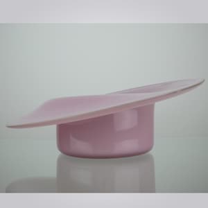 Pink Murano glass centrepiece by Alfredo Barbini 1960s