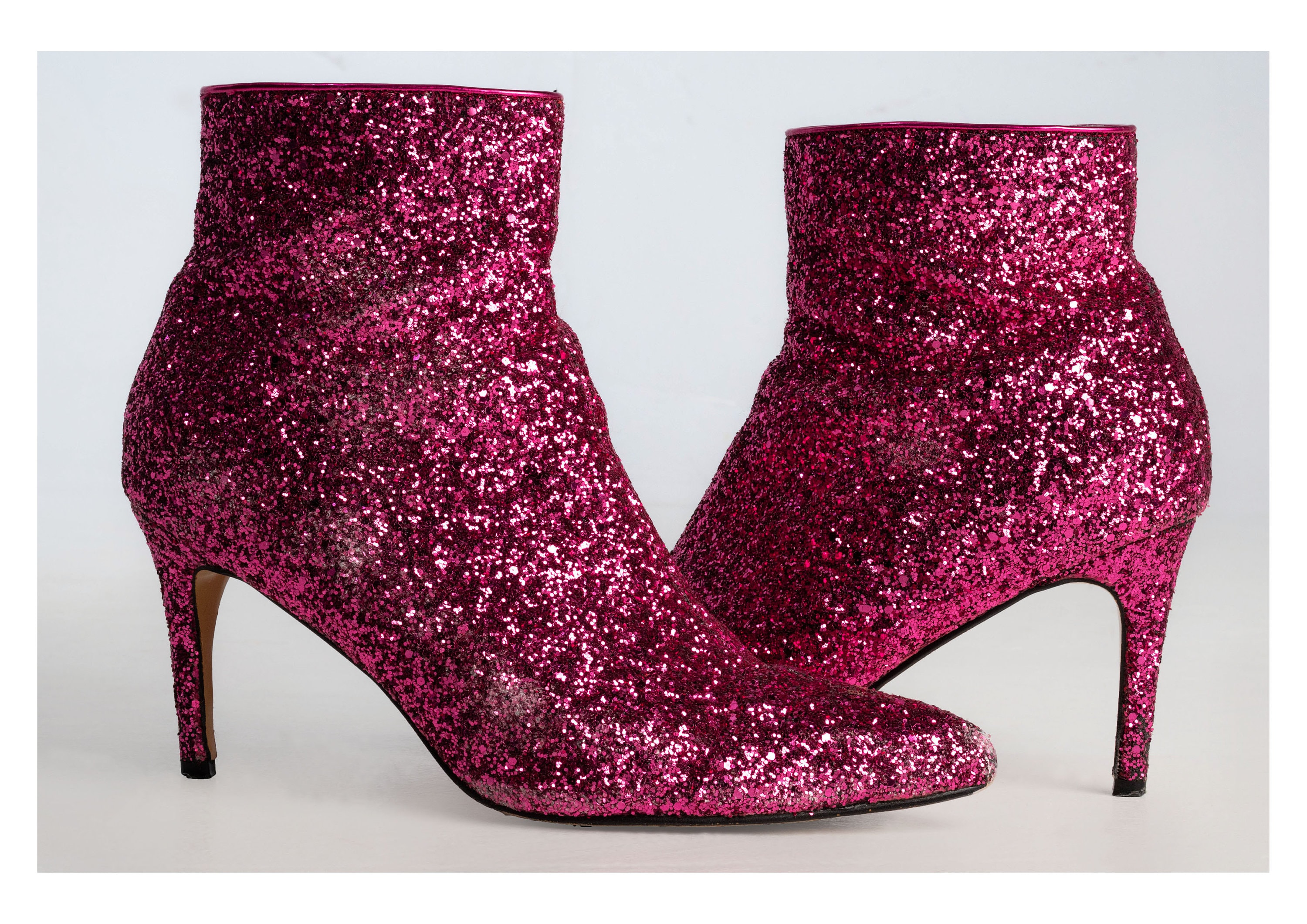 pink boots wide fit