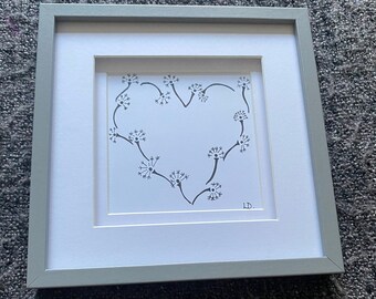 Dandelion Heart Illustration