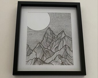 Black and White Mountains