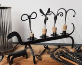 Forged Candle Holder, Candle Holder for fireplace, Blacksmithing Art Forged Candlesticks, Anniversary gifts for boyfriend