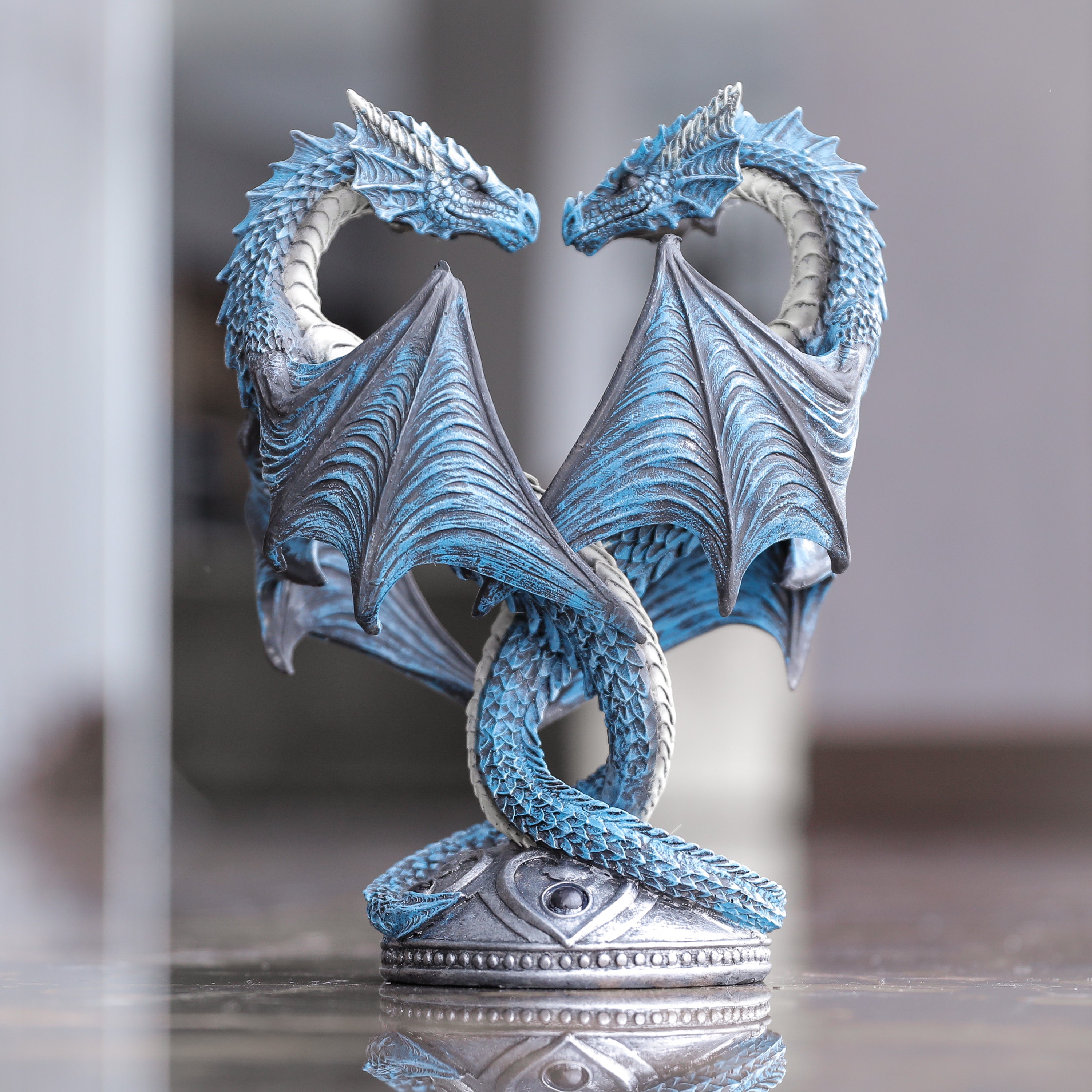 Dragon Candlestick Dragon Candle Holder Creature Figurine Etsy