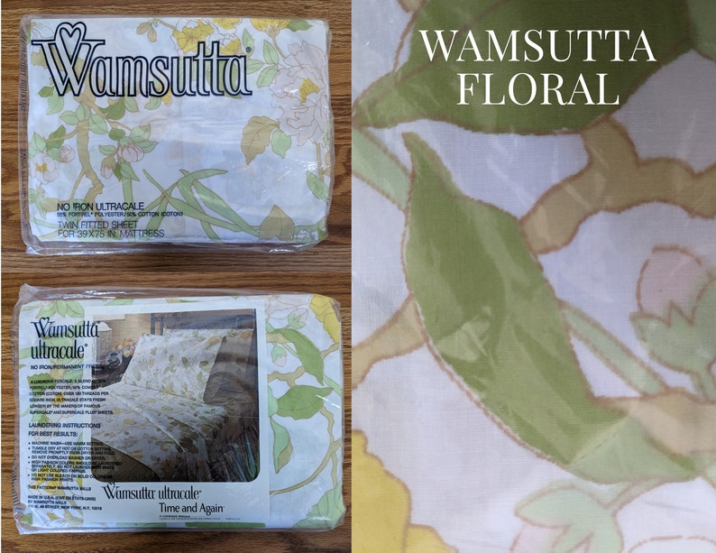 Vintage Fitted Sheets Etsy