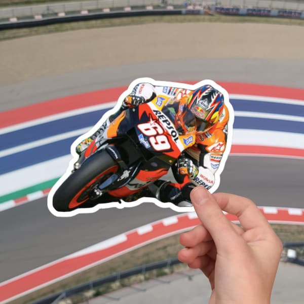 Nicky Hayden MotoGp Vinyl | Helmet Decal | Motorcycle Sticker | MotoGP Sticker