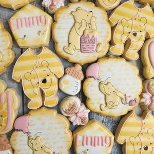 Winnie the Pooh Baby Shower Cookies