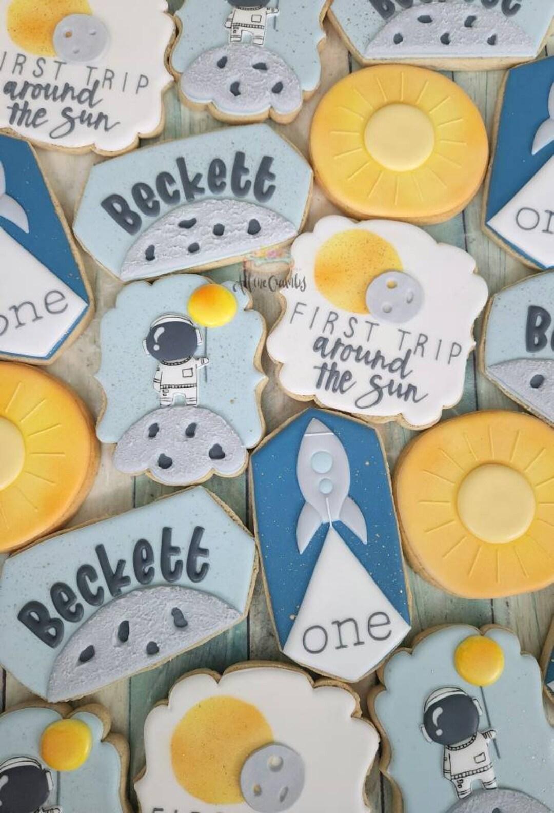 First Trip Around the Sun Cookies - Etsy