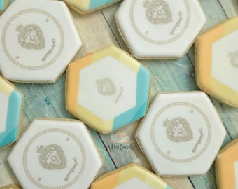 Custom business logo cookies