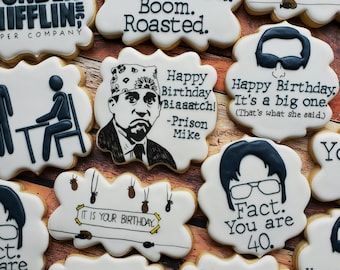The Office Birthday Cookies