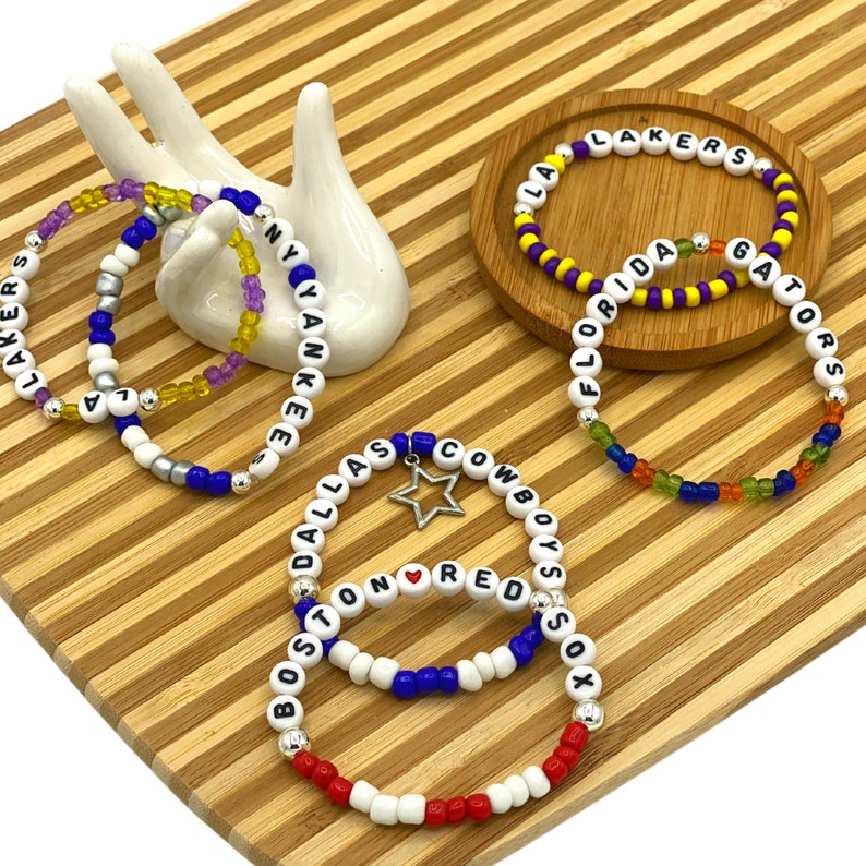 CUSTOMIZE YOUR Beaded Bracelet Letter Bracelet Sassy & Etsy