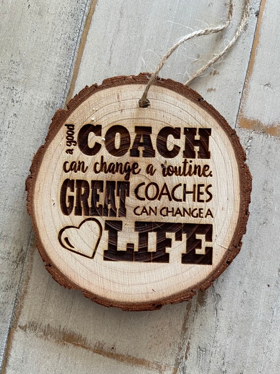 Coach ornament, can be personalized, gift bag tag, ornament, end of season  gift