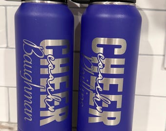 Cheer Coach vattenflaska. Personlig…. Graverad 900 ml eller 500 ml.