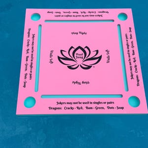 ¡Mesa flotante de Mahjong para billar, la original! pink and teal