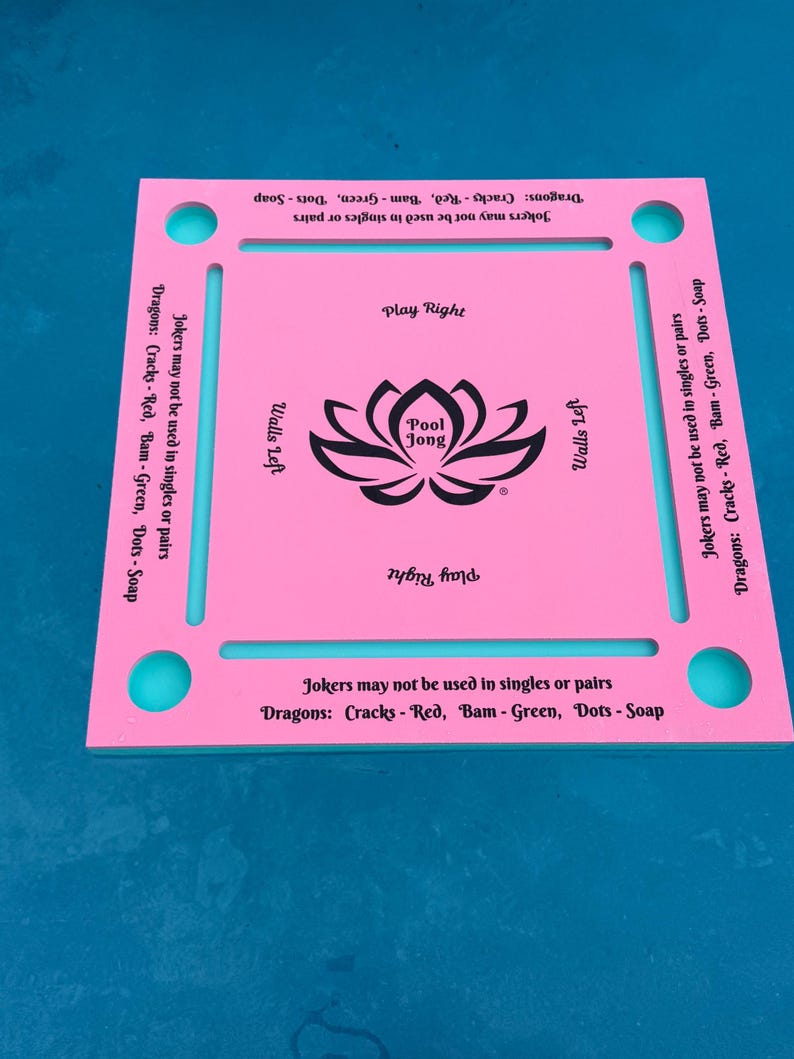 ¡Mesa flotante de Mahjong para billar, la original! pink and teal