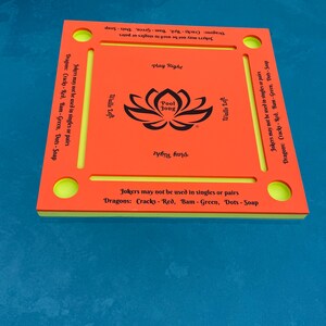 ¡Mesa flotante de Mahjong para billar, la original! Orange and yellow