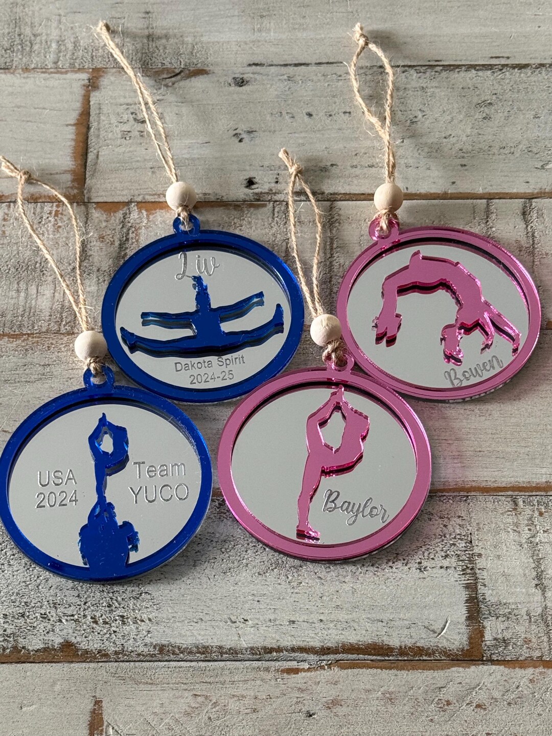 Allstar Cheer Ornament, Base Stunt Group, 4 Variations Available, Your ...
