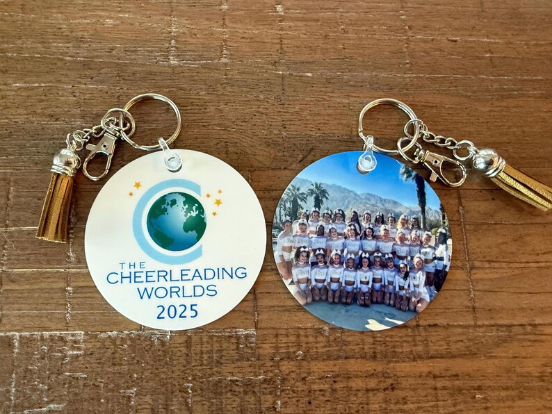 Worlds Allstar Cheer Photo Bag Tag, NCA, UCA, Summit, Worlds Cheer Bag ...