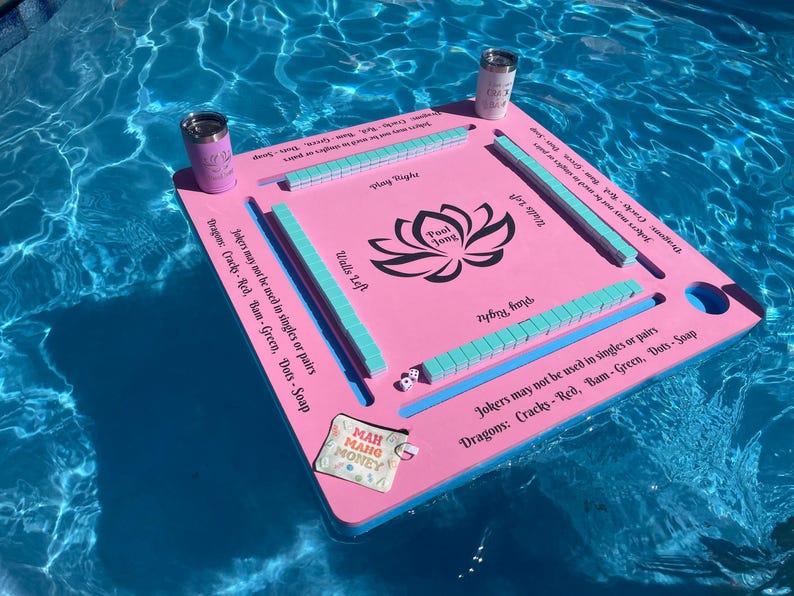 PRE-ORDER- Floating Mahjong Table for Pool: End of May Shipping - Etsy