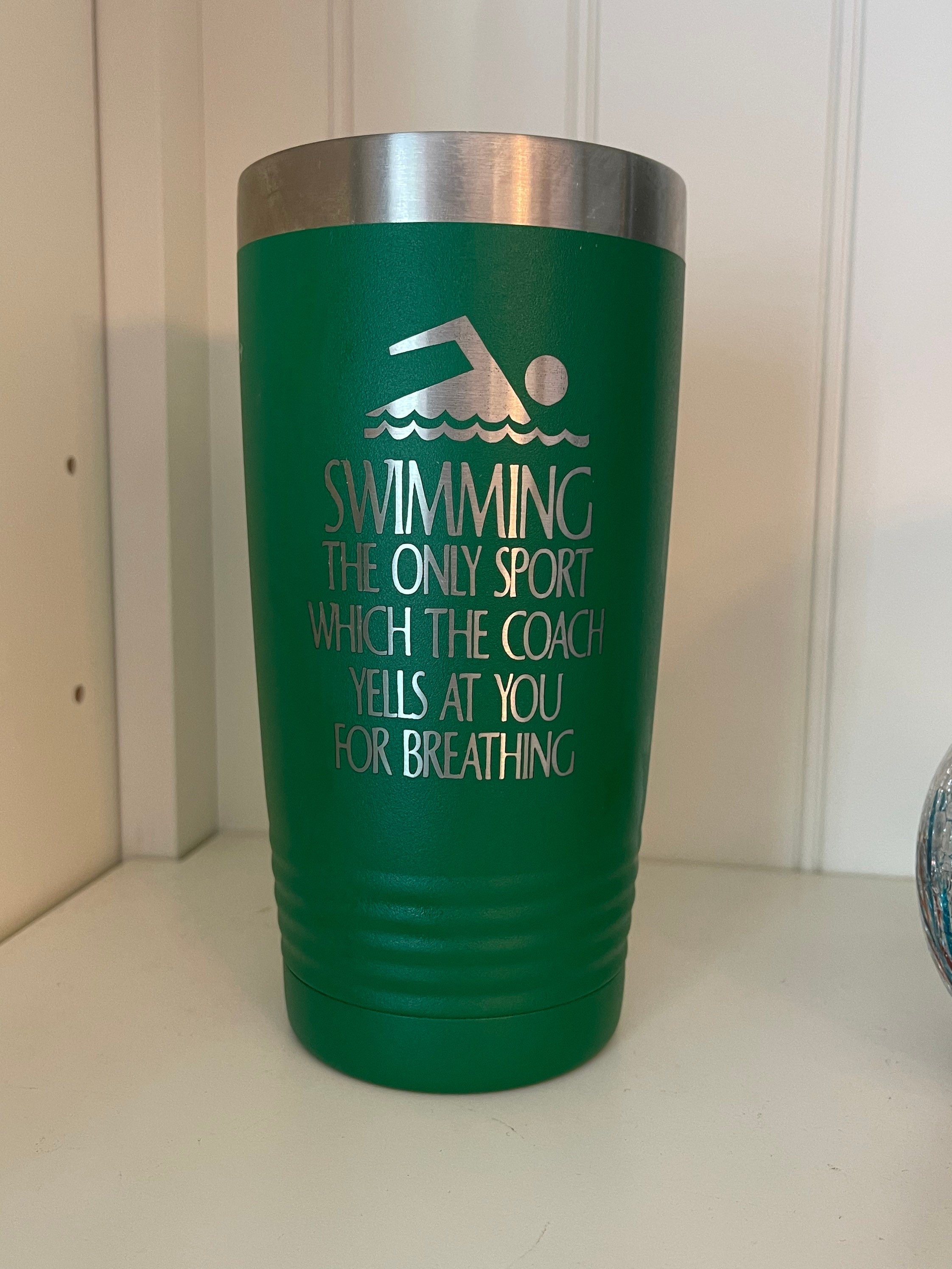 Swim Coach Gift Custom Engraved Personalized Stainless Steel Etsy